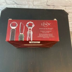 NWOT Lenox bottle stoppers